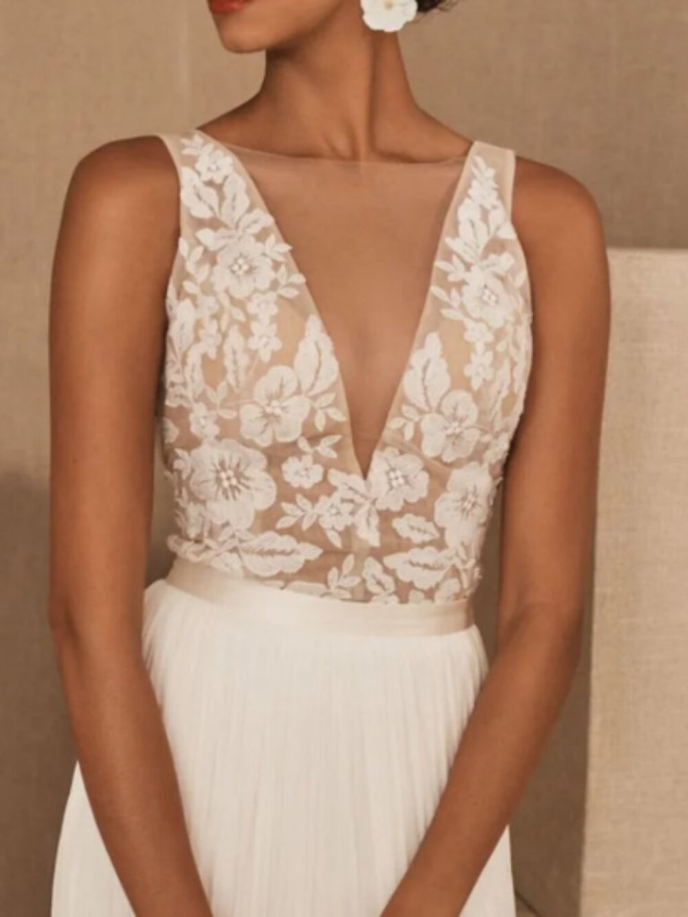 NWT BHLDN Anthropologie Bridal Jenny Yoo Marian Top